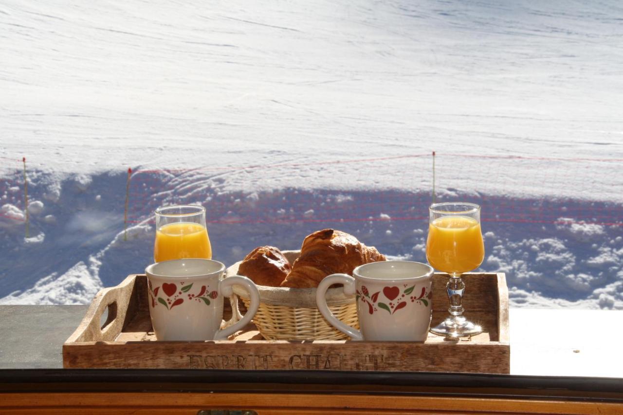 Le Schuss Hotel Chatel Bagian luar foto
