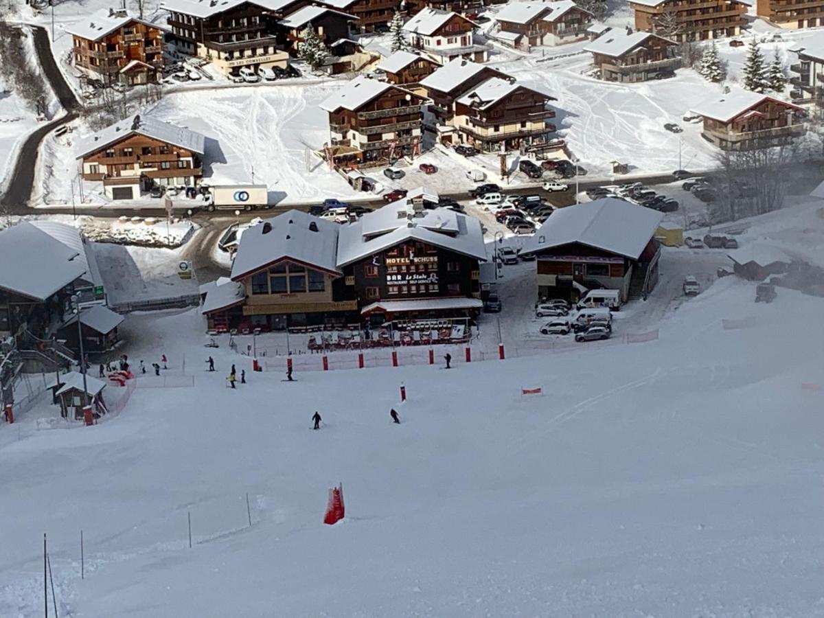 Le Schuss Hotel Chatel Bagian luar foto